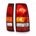 Red Amber Lens Oe-style Tail Light Lamp Assembly For 1999-2002 Chevy Silverado 1999-2006 Gmc Sierra 1500 2500 3500 Driver 