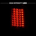 Amerilite For 2008-2016 Ford F250 F350 F450 Superduty Truck Led Black Replacement Taillights Brake Lamps Set Passenger And