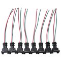 8x 0280150943 0280150939 0280150909 New Fuel Injector Wire Harness Pigtail Connectors For 1996-2004 Ford Mustang 4 6l V8
