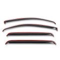 In-channel Auto Vent Window Visor 4pcs For Toyota Tacoma Double Cab 2005-2015 Not Fit Access Rain Guards Smoke 