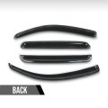 In-channel Auto Vent Window Visor 4pcs For Toyota Tacoma Double Cab 2005-2015 Not Fit Access Rain Guards Smoke