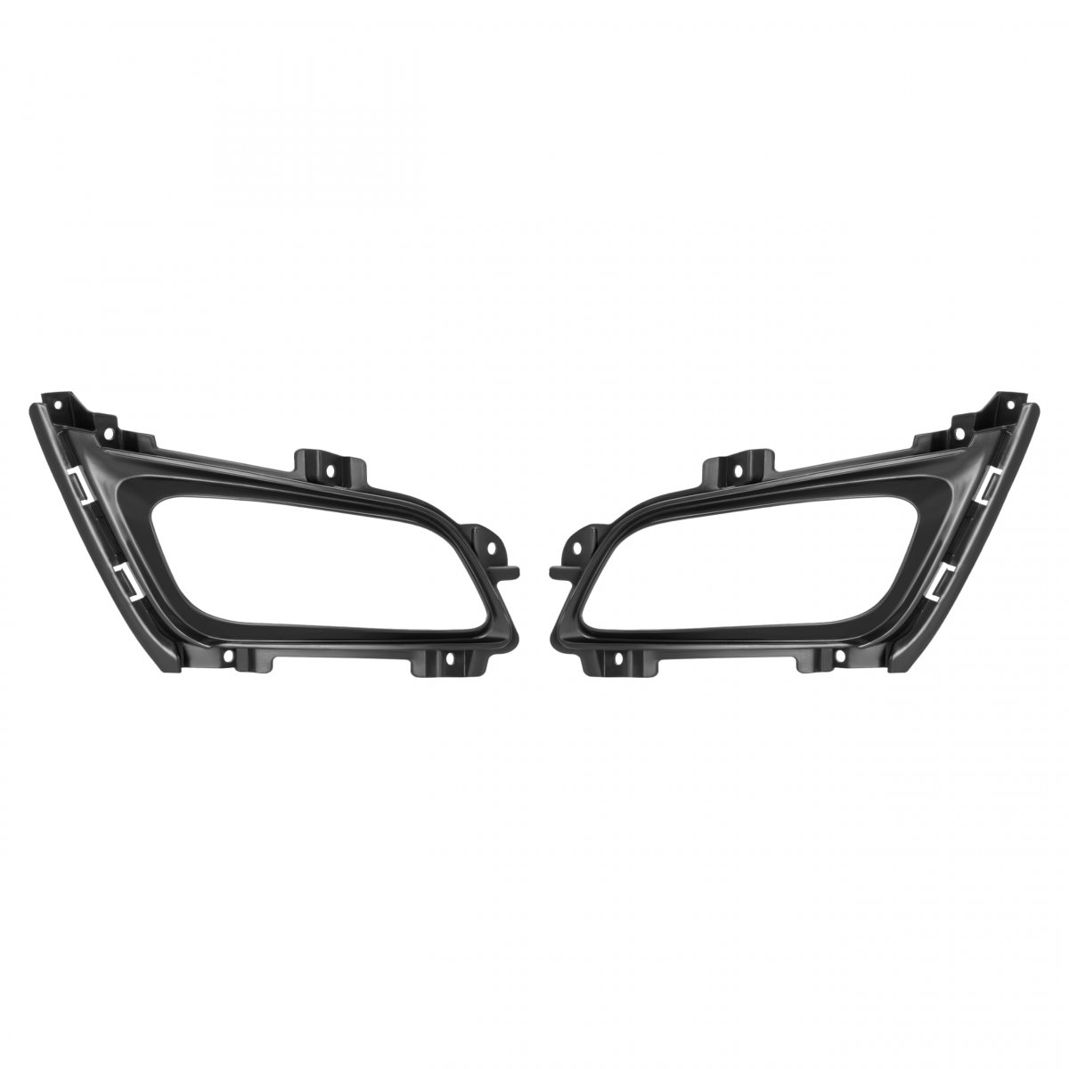 Hecasa Fog Light Assembly W Fog Bezel For 2014-2015 Kia Optima Front Bumper Lamp Driver And Passenger Side