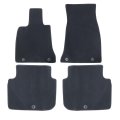 Floor Mats For Genesis G80 Hyundai 2015 2020 4 Piece Set Front And Rear Interior Black Velour Plastic Direct Replacement 