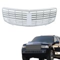Front Upper Grille Chrome Straight Trim Style Replacement For Navigator 2007-2014 