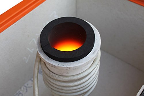 Induction Gold Melting Furnace Crucible Set Graphite And Ceramic Container 2kg