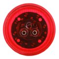 6 Pack 2 5 In Round Red Led Side Marker Clearance Lights 13 Waterproof Trailer Truck Lamps 10v 13v Dc Universal Fit