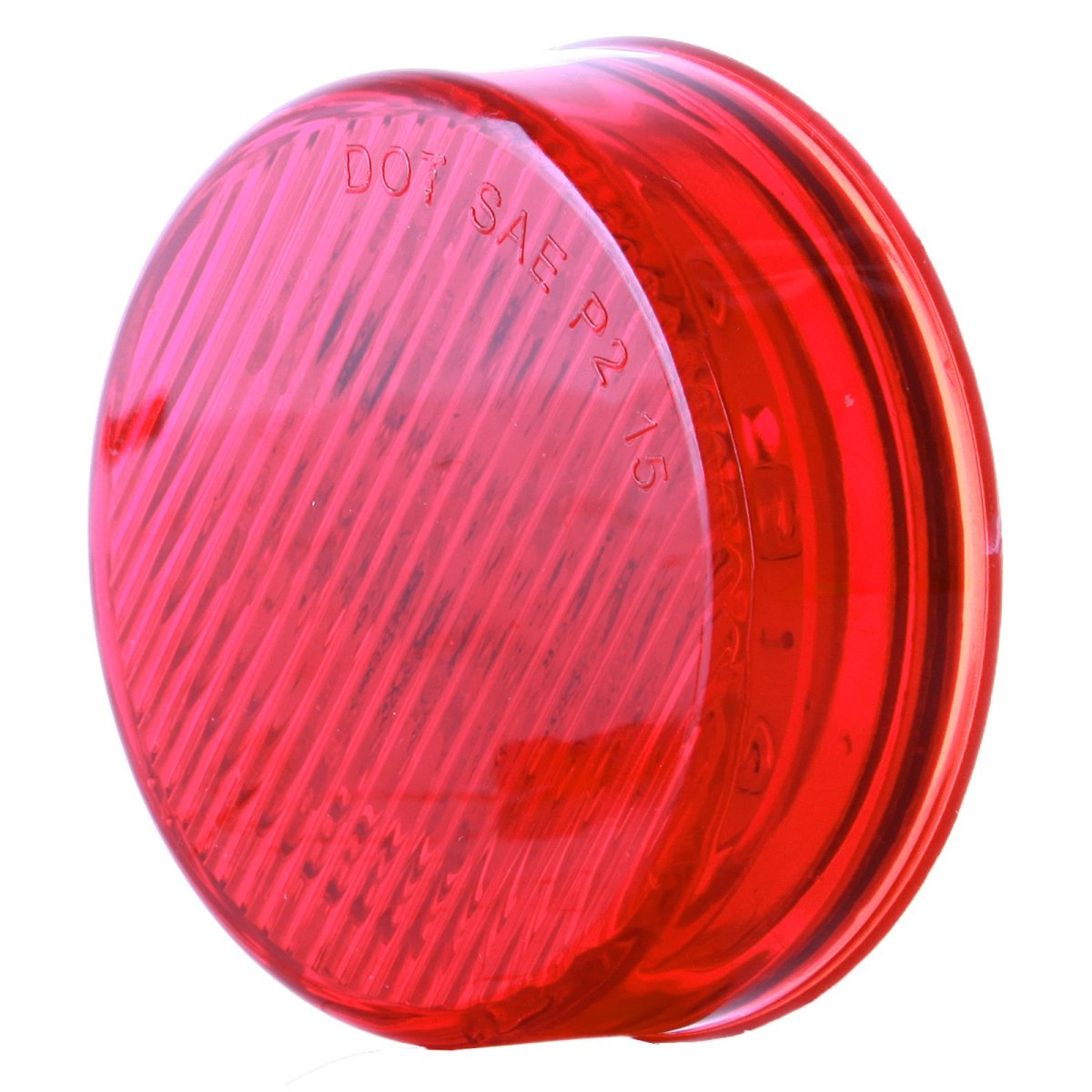 6 Pack 2 5 In Round Red Led Side Marker Clearance Lights 13 Waterproof Trailer Truck Lamps 10v 13v Dc Universal Fit
