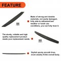 Tailgate Molding Cap Spoiler Compatible With 2009-2019 Dodge Ram 1500 2500 3500 Classic Cover Top Protector Lip Replace For