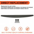 Tailgate Molding Cap Spoiler Compatible With 2009-2019 Dodge Ram 1500 2500 3500 Classic Cover Top Protector Lip Replace For