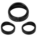 7 In Headlight And 4 5 Fog Light Trim Ring Set For Harley Davidson Road King Street Glide Electra Black Decorative Cover Visor 