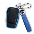 Qbuc For Toyota Key Fob Cover Withchain Premium Tpu Key Case Suitable 2018-2024 Highlander Rav4 Camry Avalon C-hr Corolla Gt86 