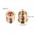 Uxcell Wood Furniture M8x15mm Threaded Insert Nuts Interface Hex Socket Drive 30pcs