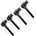 4 Piece Front Inner And Outer Tie Rod End Kit Es2120r Es2121l For Dodge B100 B150 B200 B250 B300 B1500 B2500 B3500 Ram Van 1979 