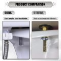 Toilet Tank To Bowl Bolt Kit 2 Pack Brass Screws With Rubber Washers And Extra Long Lock Nuts