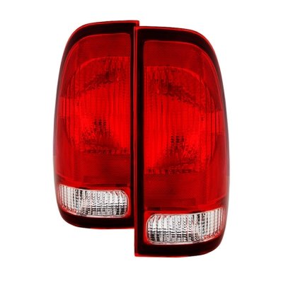 Ford Tail Light Alt-jh-ff15097-oe-rc Red Clear Led Rear Assembly Waterproof Painted Finish
