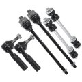 6pcs Front Suspension Kit Inner Outer Tie Rod End Sway Bar Link For Chevrolet Silverado 2500 2001 2004 Gmc Sierra 3500 2006 