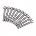 Uxcell 10-24x1-1 4 Hex Socket Head Cap Screw Bolts 304 Stainless Steel Polished 50pcs