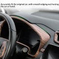 Yofamo For Crv 2017-2022 Dashboard Instrument Dial Frame Trim Cover Panel Abs Peach Wood Grain Interior Decoration Accessories