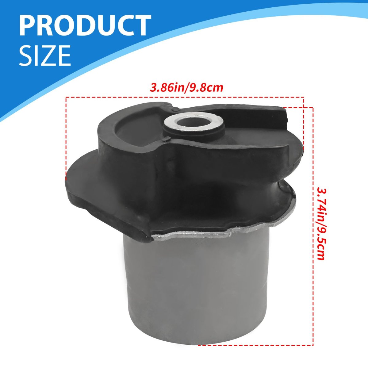 Zreneyfex 2pcs 48725-08020 Rear Axle Beam Bushing Kit Left And Right Side Replacement For Toyota Sienna Se Xle L Base Le Ce