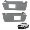 1 Pair Gray Sun Visor Car Left And Right Side Shade Replacement For 2005-2015 Tacoma 74320-35c10-b0 74310-35c10-b0 