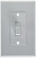 Taymac Mw2570w Decorator Cover Nonmetallic Wallplate One Toggle Switch Cover-up Single Gang White Smooth 5-pack 