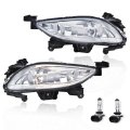 Front Bumper Fog Light Assembly For Sonata 2011 2012 2013 Clear Lens Driving Lamps W 881 27w Bulbs Pair 92201-3q000 92202-3q000 