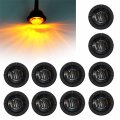 Fxc 10x 3 4 Round Led Clearence Light Front Rear Side Marker Indicators For Truck Car Bus Trailer Van Caravan Boat Taillight 