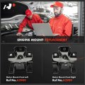 A-premium Front Left And Right Engine Motor Mount Kit Compatible With Chevrolet Silverado 1500 Classic Tahoe Gmc Sierra Yukon