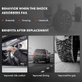 A-premium Front Pair 2 Shock Struts Absorber Compatible With Honda Civic Crx 1988-1991 Acura Integra 1990-1993 Driver And