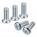 8-32x3 8 Pan Head Phillips Machine Screws 50pcs Zinc Plated Carbon Steel Cross Fully Threaded Bolts 
