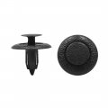 Universal Black Car Bumper Fender Plastic Rivets Fasteners 6mm Hole 20 Pcs 