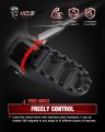 Mzs Motorcycle Foot Pegs 2018-2023 Rear Footpegs Accessories Roating Mx Serrated Wide Pedal For Softail Breakout Deluxe Fat Bob