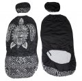 Hawaiian Car Seat Cover With Separated Headrest Gray Big Turtle Set Of 2 Front Bucket Covers Made In Hawaii 