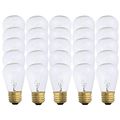 Warm White S14-11w Bulb Patio String Light Replacement 25 Bulbs 