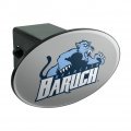 Baruch College Secondary Logo Oval Tow Hitch Cover Trailer Plug Insert 2