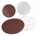 Uxcell 20pcs 7 Inch Hook And Loop Sanding Disc 80 Grits Flocking Sandpaper For Random Orbit Sander