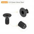 Uxcell 1 4-20x5 8 Flat Head Socket Cap Screws 10 9 Grade Carbon Steel Hex Countersunk Screw Bolts Fasteners Fully Threaded
