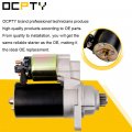 Ocpty Starter Fit For Tt Coupe Quattro 1 8l 2000-2006 Volkswagen For Golf Jetta 2 0l W Mt Later Body Style 1998-2005 0001107022