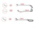 Furuix Pdr Rod Kit With Light Door Ding Repair Hail Damage 9 Heads Aluminum Tap Down Dent Hammer Paintless Removal Tools 