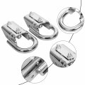 Ecotric Pair Chrome Tow Hooks Compatible With 2009-2019 Ford F150 Mounting Hardware Replacement For Fl3z-17n808-a Fl3z17n808a 2