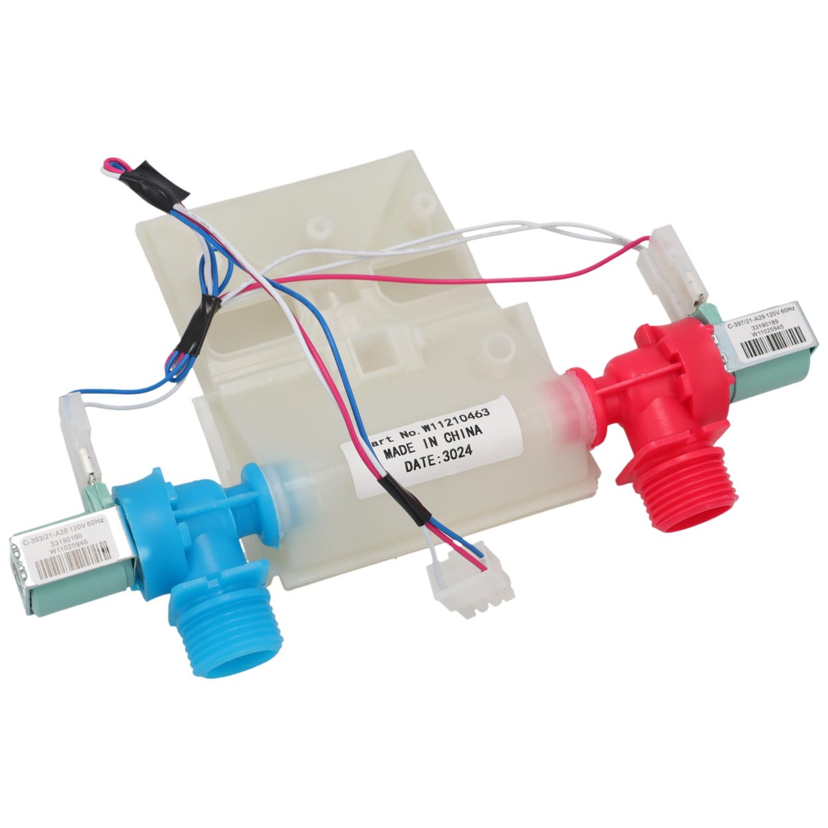 Supplying Demand W11210463 Washer Water Inlet Valve Replaces W11038696