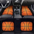 Foruidea Basketball Sport Front Rear Car Floor Matss Auto 4-pcs Full Set Car Carpet Universal Fit For Suvs Trucks Sedans Vans