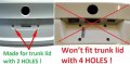 Rear License Pte Mount Frame Tag Bracket For Land Rover Lr2 2008a 2015 A Holder Set With X4 Bolts X2 Screws A Relocator Adapter