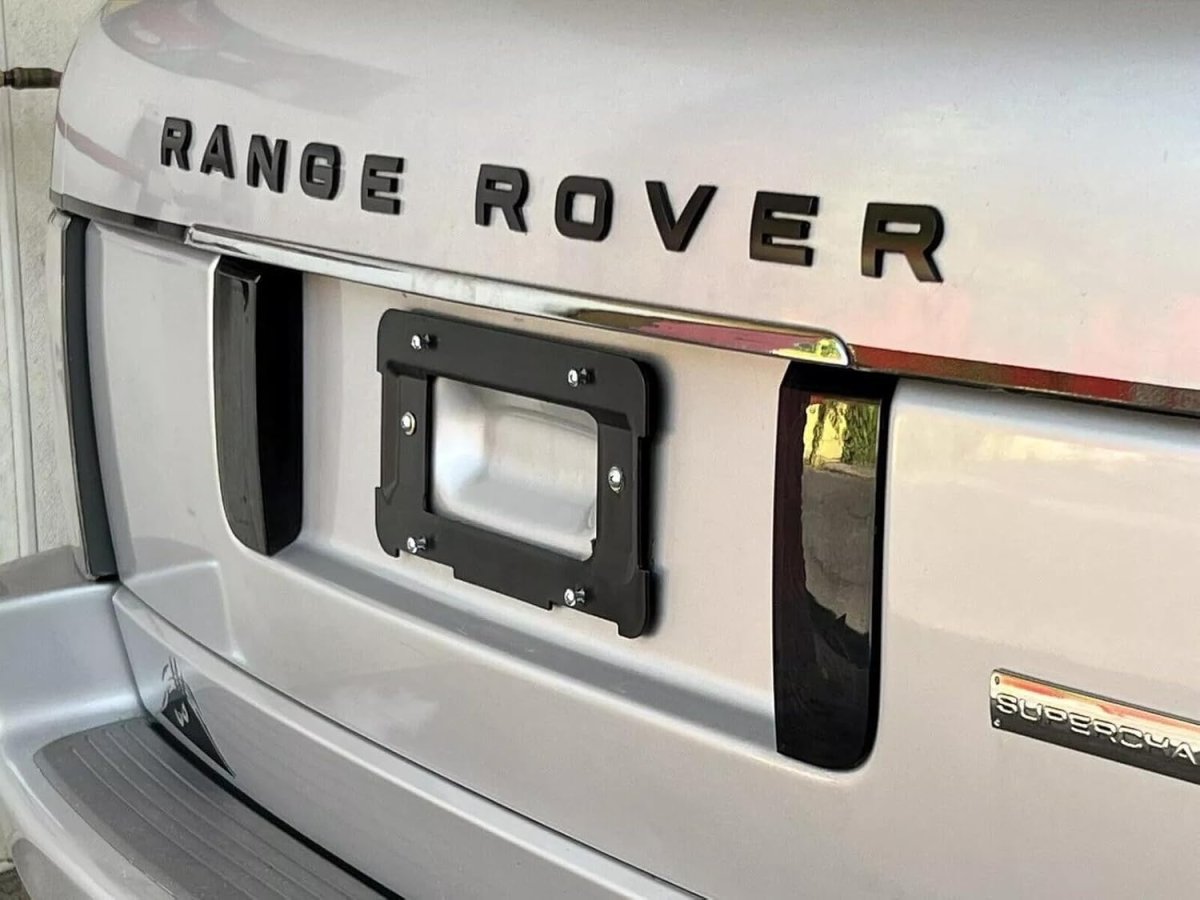 Rear License Pte Mount Frame Tag Bracket For Land Rover Lr2 2008a 2015 A Holder Set With X4 Bolts X2 Screws A Relocator Adapter