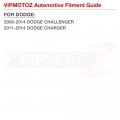 Vipmotoz Red Led Smoke Lens Rear Bumper Side Marker Light Fender Parking Lamp Assembly Housing Replacement For Compatible With