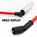 10 2mm High Performance Spark Plug Ignition Wire Replacement For 2000-2009 Chevy Gmc Saab Isuzu Hummer V8 48322r 48322 7831