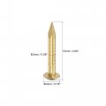 Uxcell Small Tiny Hardware Brass Nails 2mmx15mm Dxl For Diy Wooden Boxes Accessories 60pcs
