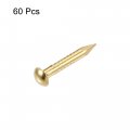 Uxcell Small Tiny Hardware Brass Nails 2mmx15mm Dxl For Diy Wooden Boxes Accessories 60pcs