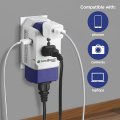 Conair Universal Travel Adapter With Usb European Plug Surge Protection All-in-one Worldwide