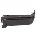 Ecotric Rear Step Bumper End Cap Cover Compatible With 2009-2014 Ford F150 Styleside Black Powder Coated Pickup Passenger Side